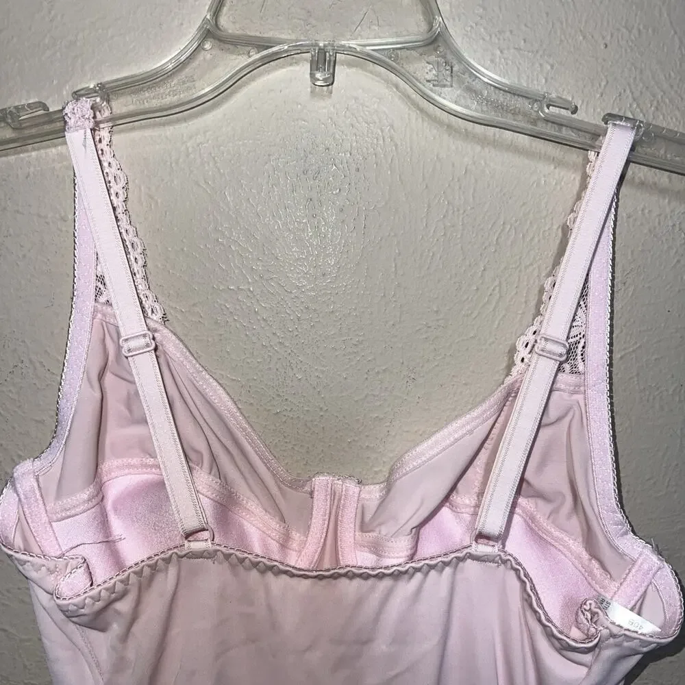 Diana Secret 40B Pink Bodysuit Shaper Tummy Control Compression Shapewear - Picture 11 of 15